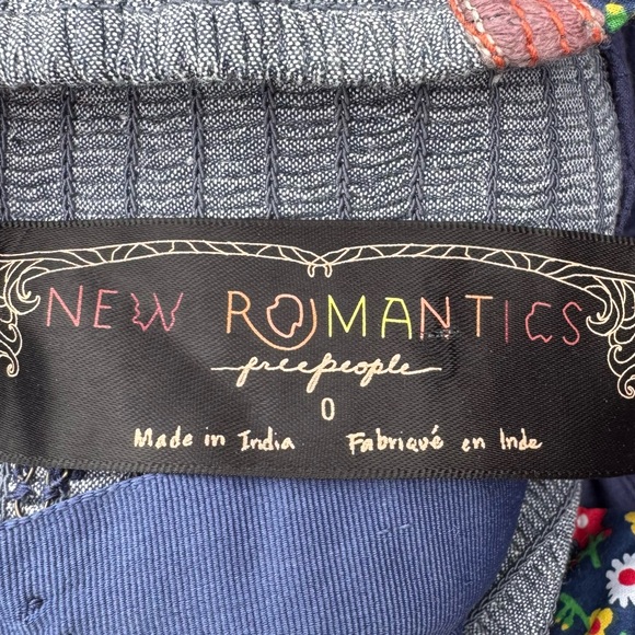 Free People Corinne denim and floral dress / 0 / Excellent condition - Picture 16 of 17